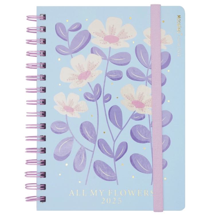 Agenda Mooving 2026 Spring Wild Life con Espiral Semana a la Vista 15x21 Art.1404128